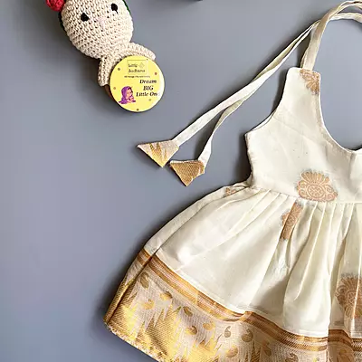 Newborn Baby Girl Cotton Dress (6-12 months) 6144
