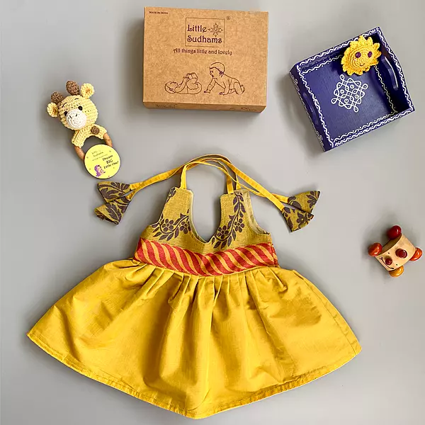 Newborn Baby Girl Cotton Dress (0-6 months) 1183