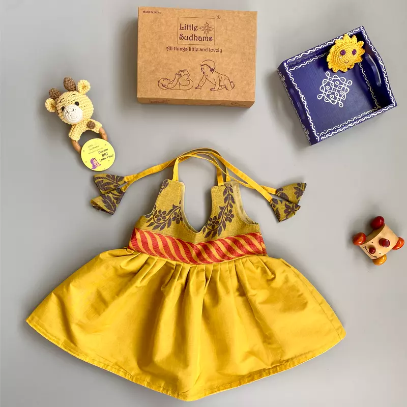 Newborn Baby Girl Cotton Dress (0-6 months) 1183