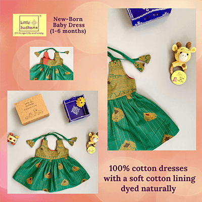 Newborn Baby Girl Cotton Dress (0-6 months) 1175