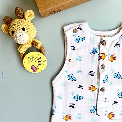 Muslin Cotton Sleeveless Romper | New Born Baby | Unisex Premium | Super Soft