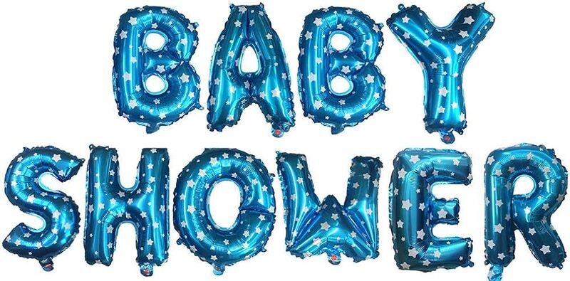 Baby Shower Foil Banner (Blue)