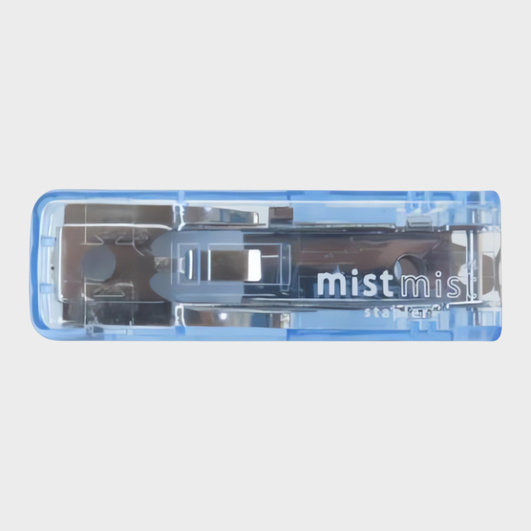 Q-Lia | Stapler | Mist | Foldable | Compact | Baby Blue