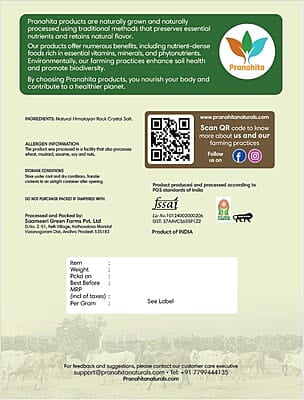 Organic Himalayan Rock Salt Crystal