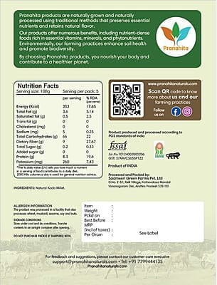 Organic Kodo Millet