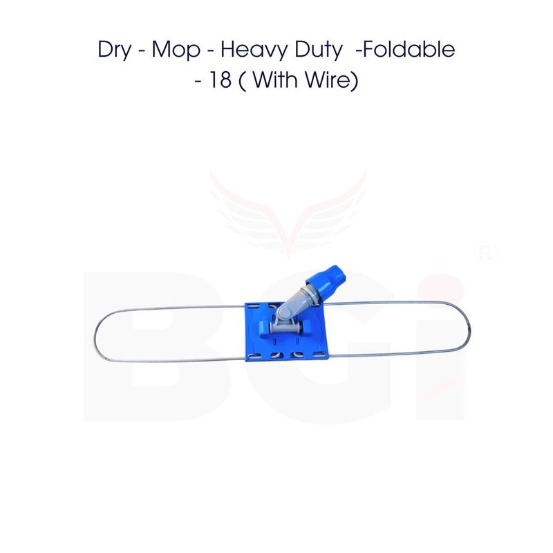 Heavy Duty Dry Mop Frame – 18 Inch (With Wire / Without Refill & Stick)