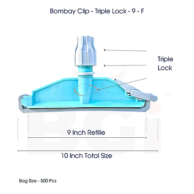 Bombay Clip & Fit Frame – 9 Inch Wet Mop