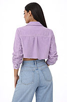 Cropped Corduroy Trucker Jacket