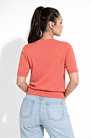 Short-Sleeve Knit Top