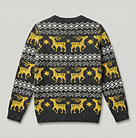 Midnight Wolf Knit Sweater