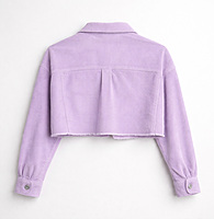 Cropped Corduroy Trucker Jacket