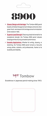 Tombow 8900 Scholar Set HB
