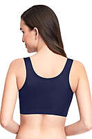 AMANTE Skins V-Neck Bra 83401 MIDNIGHT S