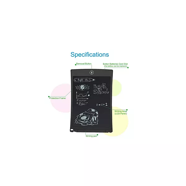 Baibian LCD Writing Tablet – Portable Digital Notepad | Rechargeable & Erasable