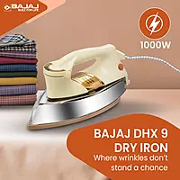 BAJAJ MAJESTY DHX 9 HEAVY WEIGHT IRON BAJAJ MAJESTY DHX 9 HEAVY WEIGHT IRON