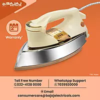 BAJAJ MAJESTY DHX 9 HEAVY WEIGHT IRON BAJAJ MAJESTY DHX 9 HEAVY WEIGHT IRON