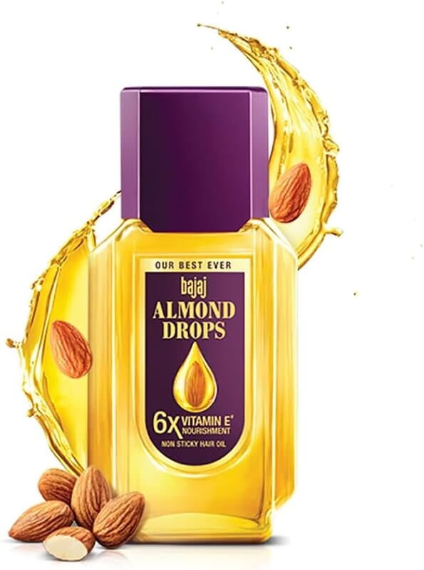 Bajaj almond Drops Non Sticky Hair Oil 95 ml