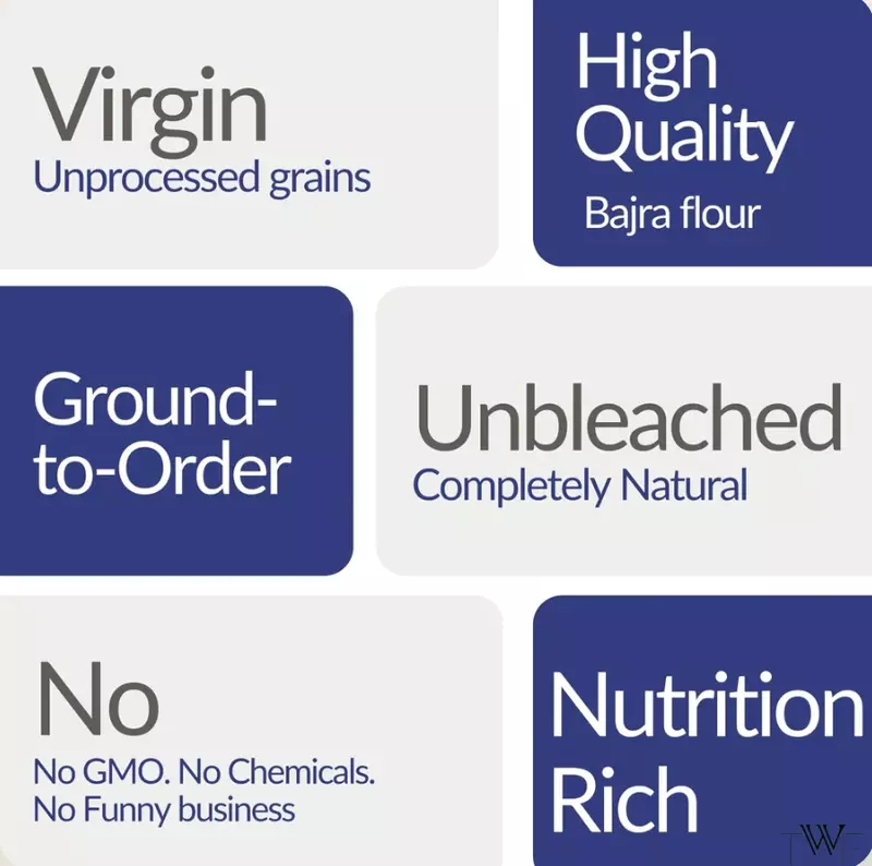 Virgin Bajra Flour 1 Kg - TWF