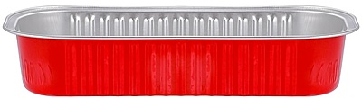 Bake And Serve Foil Container With Lid Rectangle 6.1"x2"x1.2"