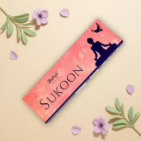 Balaji SUKOON Premium Incense Sticks 50g
