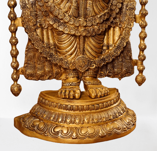 Brass Tirupati Balaji Venkateswara Idol - 46 Inch Height