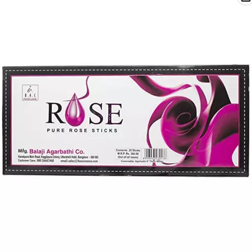 Balaji ROSE Premium Incense Sticks 250g