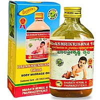 Bharath's Balashrikrishna Taila – Ayurvedic Massage Oil for Newborns | Nourishing & Soothing