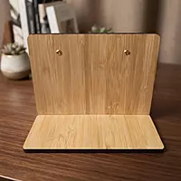 Bamboo desk calendar designed for office tables and sustainable workspaces