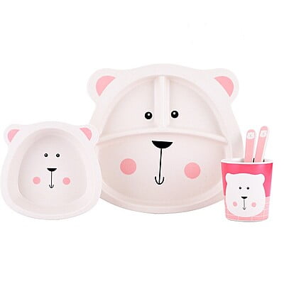 Bamboo Fiber Cartoon Pet/toy meal set for Kids Tableware Bamboo Fiber Cartoon Pet/toy meal set for Kids Tableware