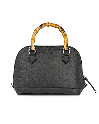 Bamboo Handle Hand Bag