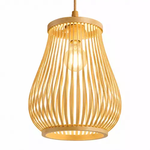 Bamboo Stick Loop Lampshade