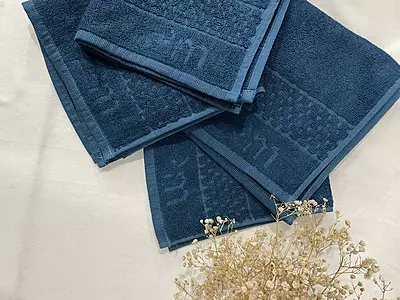 Bamboo unisex towel true blue quick dry bath towel