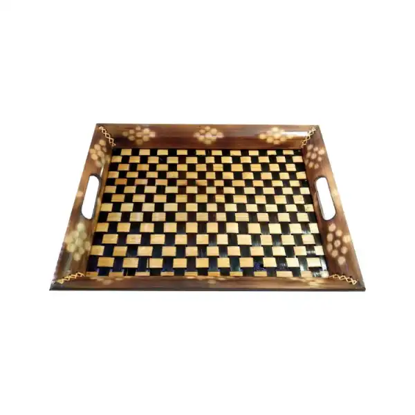 Bamboo Jungli Serving Tray army style Bamboo Jungli Serving Tray army style