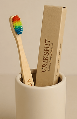 Bamboo kids brush | Sustainable | Charcoal bristles | Biodegradable Bamboo kids brush | Sustainable | Charcoal bristles | Biodegradable