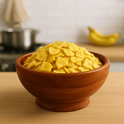 Banana Chips Four Cut