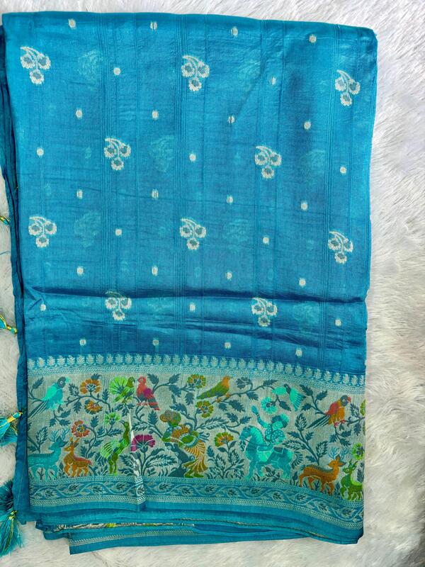 Banarasi Tasar Paithani