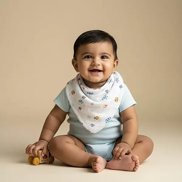 Muslin Bandana Drool Bibs (Pack of 3)