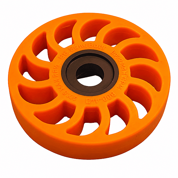 BaneBots Complaint Wheel, 3" * 0.8", Hub Mount, 40A, Orange BaneBots Complaint Wheel, 3" * 0.8", Hub Mount, 40A, Orange