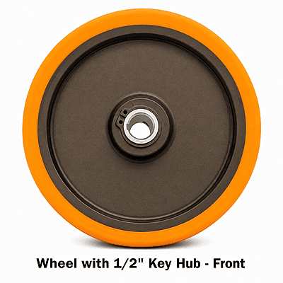 BaneBot Wheels 2"*0.8''Hub Mount 40A Orange BaneBot Wheels 2"*0.8''Hub Mount 40A Orange
