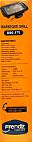 Barbeque Frendz 0175 BBQ 00 Roster Grill BBQ-175 Griller