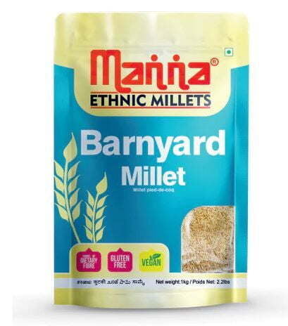Manna Banyard Millets | Health Nutrition Products | 500gms Manna Banyard Millets | Health Nutrition Products | 500gms
