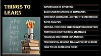 Basic Class on Investing Basic Class on Investing