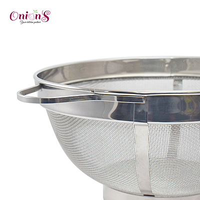 Onions Stainless Steel Fruit and Vegitable Basket with Lid Suitable for Dining Table Decor