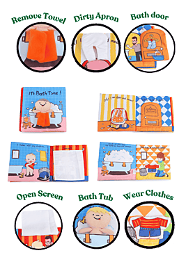 Quiet Book - It's Bath Time Quiet Book - It's Bath Time