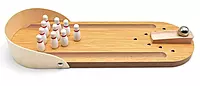 Channapatna Wooden Mini Desktop Parent-Child Bowling Game