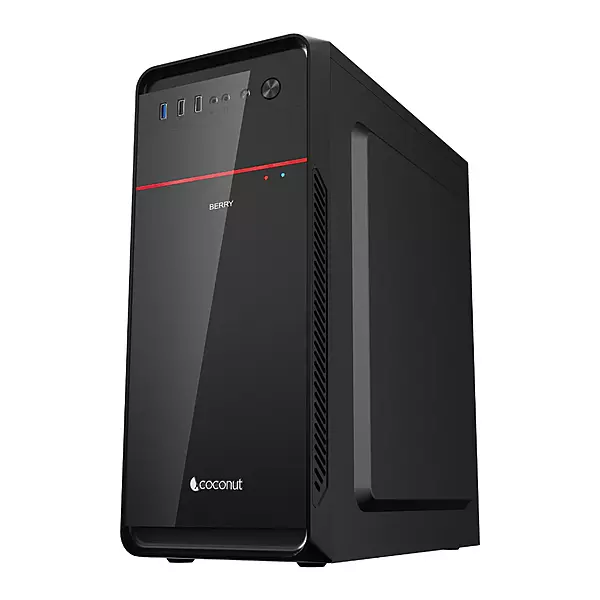 Coconut BERRY ATX Cabinet with Pre-installed SM45 PSU