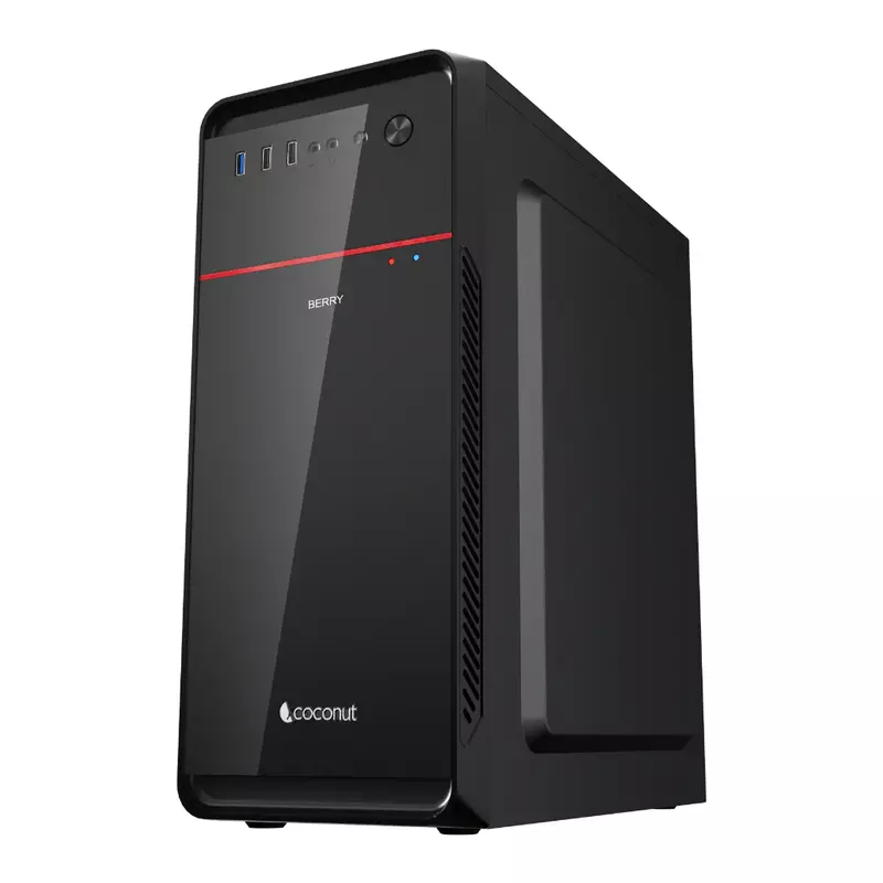 Coconut BERRY ATX Cabinet with Pre-installed SM45 PSU