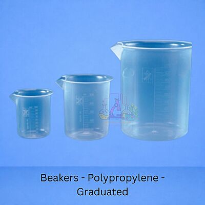 Beakers - Polypropylene -Graduated