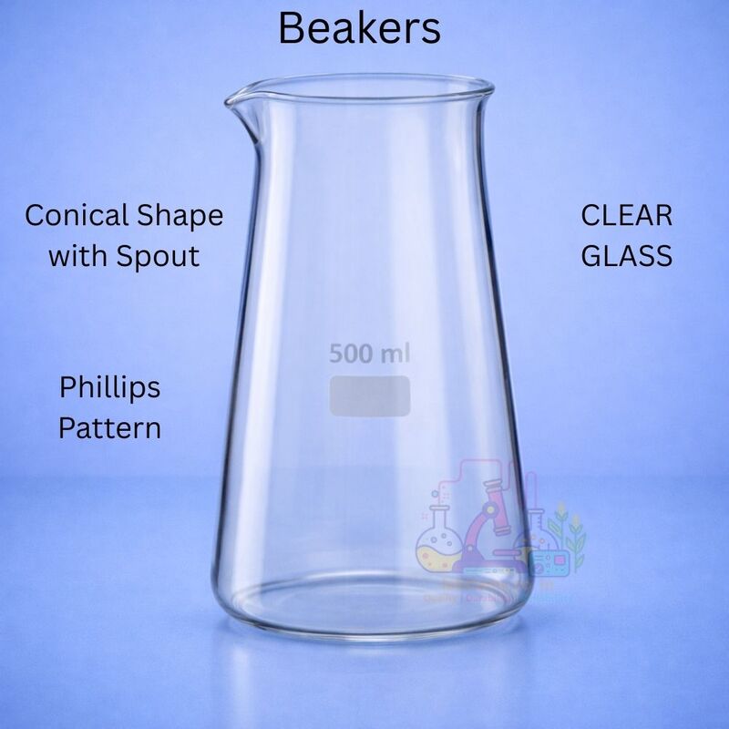 Beakers Conical Shape with spout (Phillips Pattern)