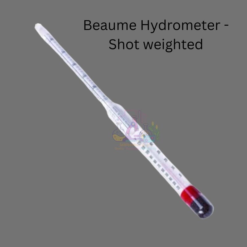 Beaume Hydrometer - Shot weighted